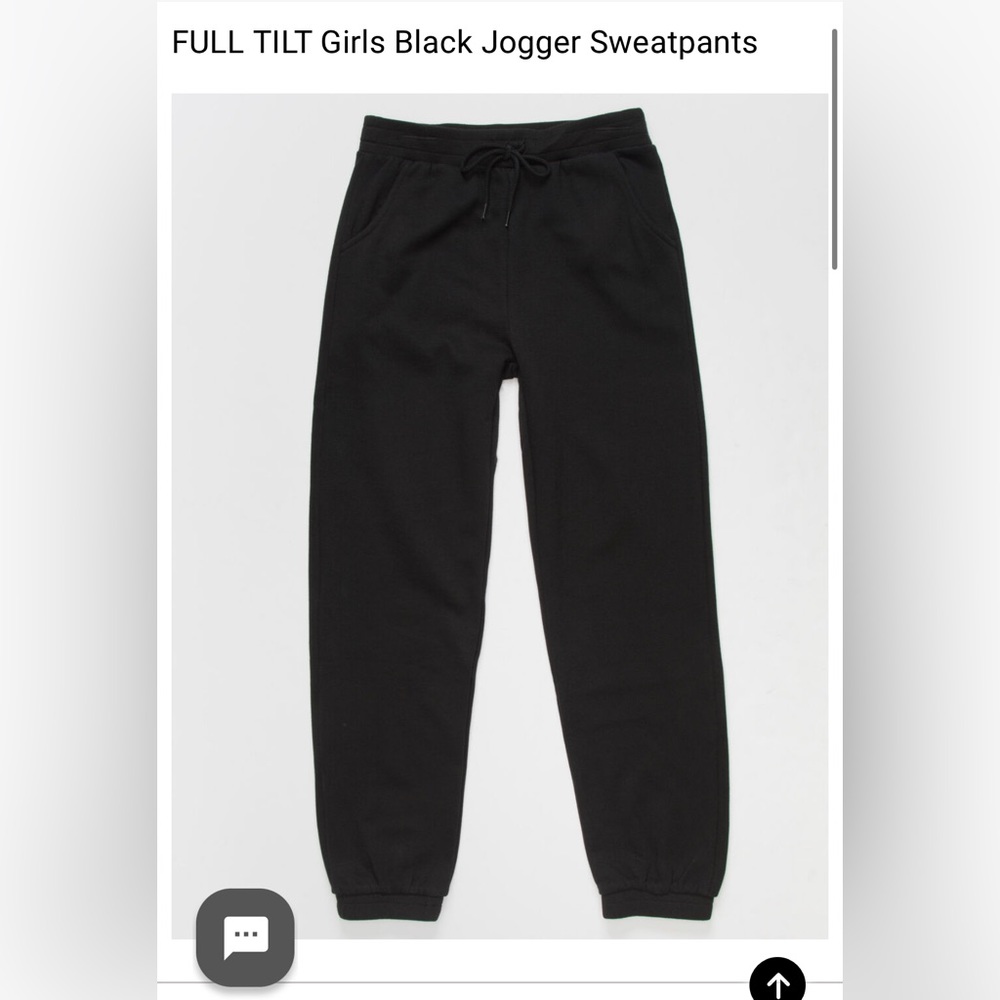 Tillys children girls black joggers